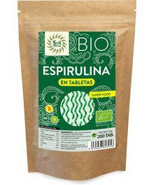 Sol Natural Organic Spirulina 200 Tablets