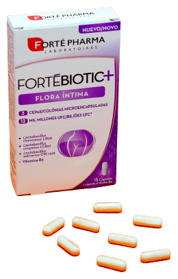Fort&eacute; Pharma Fortebiotic+ Intimate Flora 15 Capsules