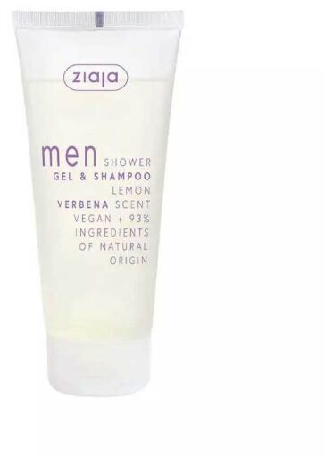 Men Shower Gel and Shampoo Lemon Verbena 200 ml