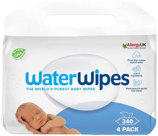 Waterwipes Baby Water Wipes 99.9% Bio 3 x 60 Pieces
