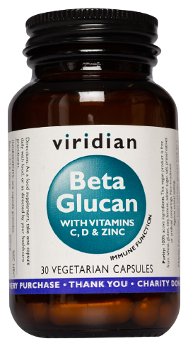 Viridian Beta Glucan 30 Capsules