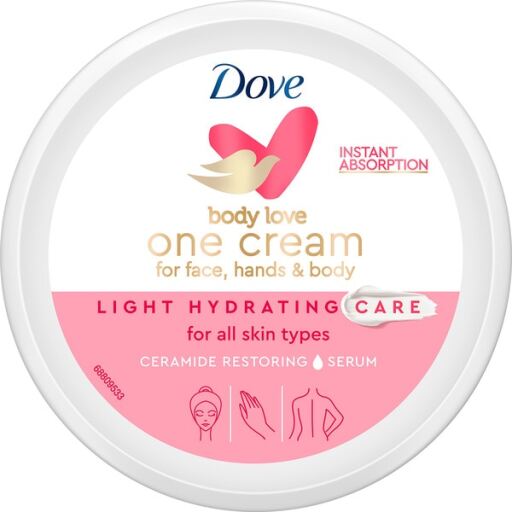 Dove Body Love Light Hydration Cream 250 ml