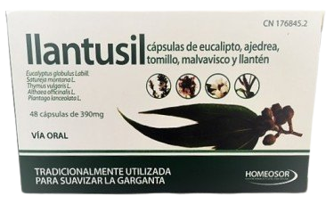 Homeosor Llantusil 350 mg 48 Capsules