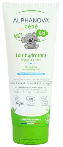 Alphanova Baby Organic Moisturizing Body Milk 200 ml