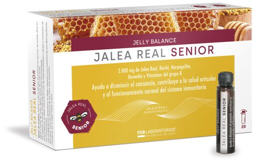 FDB Laboratorios Jelly Balance Senior Royal Jelly 20 Vials