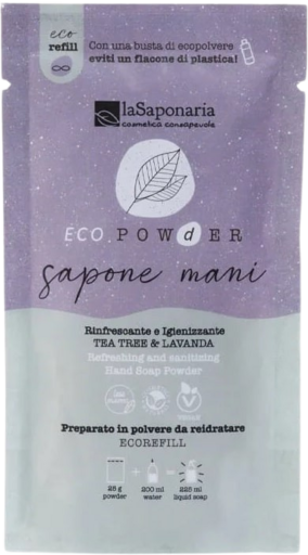 La Saponaria EcoPowder Tree Tea Powdered Hand Soap 25 gr