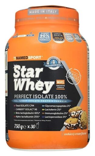 Star Whey Isolate Cookies Cream 750 gr