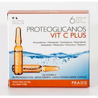 Laboratorios Praxis Vit C Plus Proteoglycans 6 Ampoules