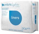 Light Incontinence Pantyliner 100% Cotton 20 Units Light Incontinence Pantyliner 100% Cotton 20 Units