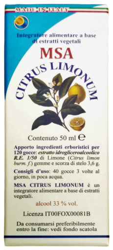 Herboplanet Msa Citrus Limonum Buds and Bark of Branches 50 ml