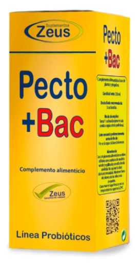 Suplementos Zeus Pecto+Bac 250 ml + 1 Sachet
