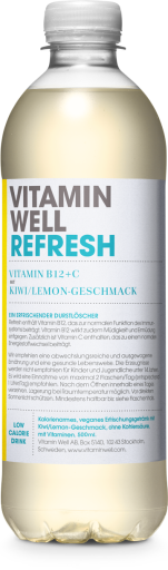 Vitamin Well Vitaminized drink Refresh Lemon-Kiwi 500 ml