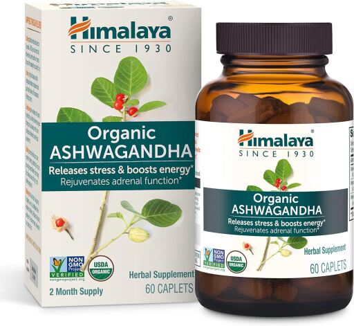 Himalaya Ashwagandha Organic 60 Capsules