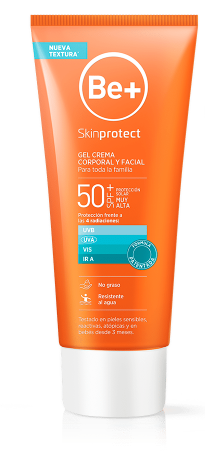 Be+ Skinprotect Body and Facial Cream Gel SPF 50+ 200 ml