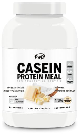 PWD Nutrition Casein Protein Meal White Chocolate Coconut 1.5 Kg