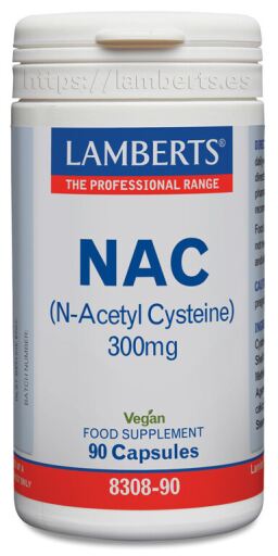 Lamberts Nac (N-Acetyl Cysteine) 300 Mg 90 Capsules
