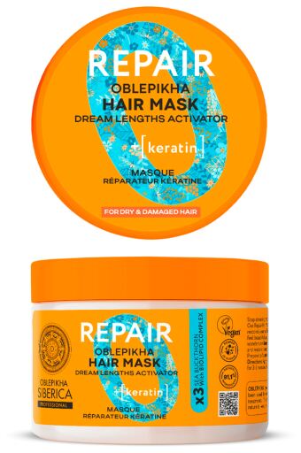 Natura Siberica Oblepikha Keratin Repair Mask 300 ml