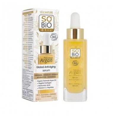 SO'BiO &eacute;tic Global Anti-Aging Argan Facial Serum 30 ml
