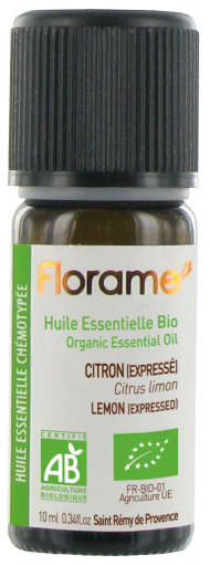 Florame Lemon Zest Essential Oil (Expressed) Bio 10 ml