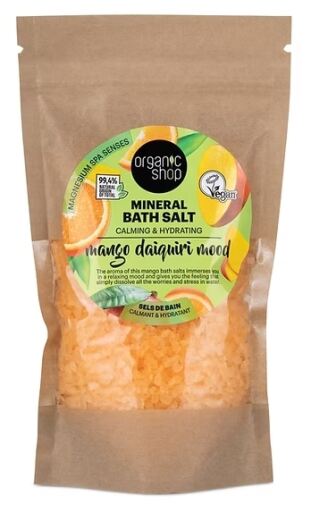 Natura Siberica Organic Shop Mineral Bath Salts Mango Daiquiri Mood 500g