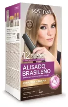 Professional Brazilian Straightening Pro Blonde Case 6 Pieces