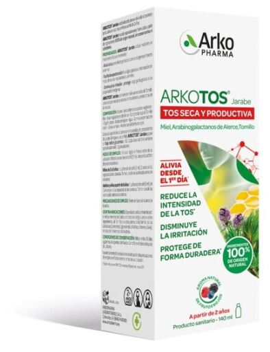 Arkotos Productive Dry Cough Syrup Red Fruits 140 ml