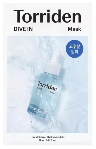 Torriden Dive-In Low Molecular Hyaluronic Acid Facial Mask 27 ml