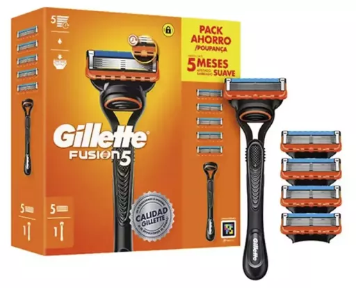Gillette Fusion 5 Machine + 5 Spare Parts