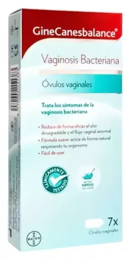 Ginecanesbalance 7 Vaginal Ovules