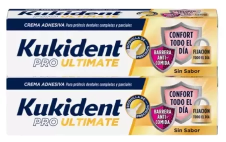 Kukident Pro Ultimate 2 Tubes 40g Unflavored