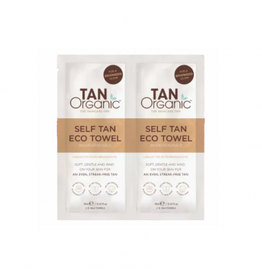 Tanorganic Self-tanning wipes 2 x 10 ml