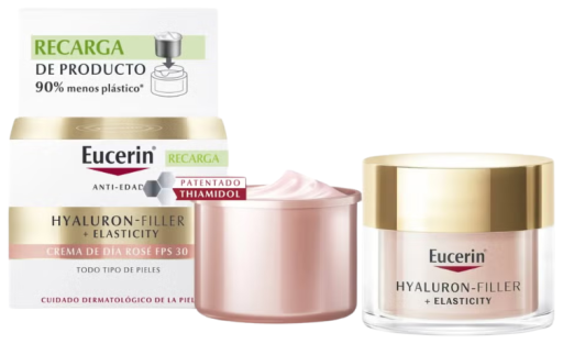 Eucerin Hyaluron-Filler Ros&eacute; Day Cream SPF30 50ml + Refill 50ml